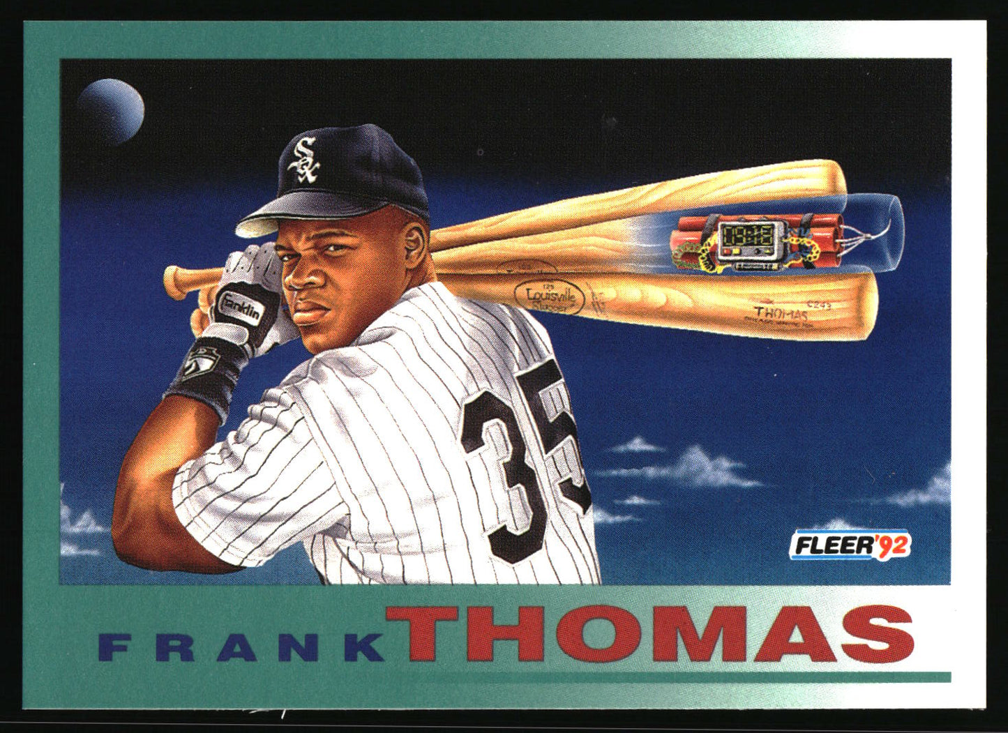 1992 Fleer #712 Frank Thomas