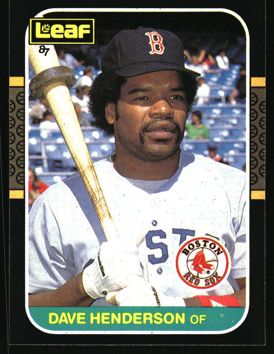 1987 Leaf #103 Dave Henderson