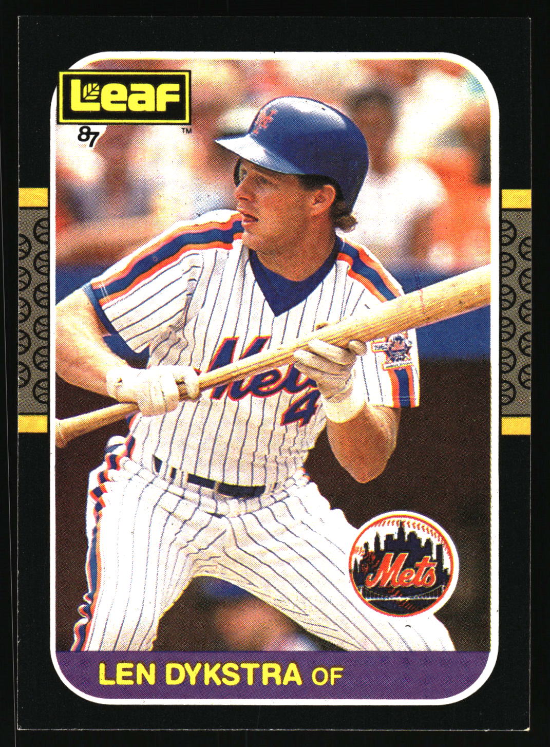 1987 Leaf #88 Len Dykstra