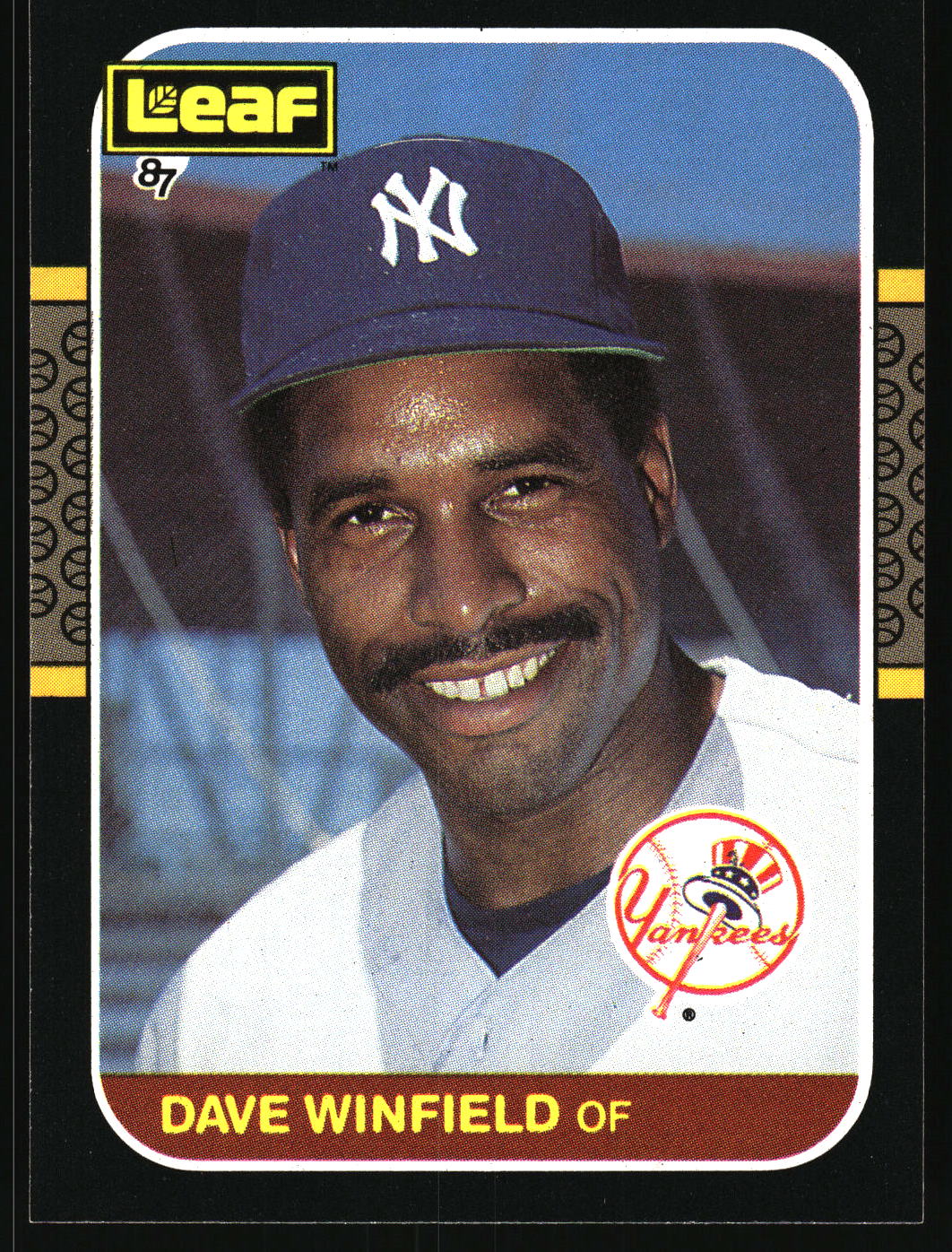 1987 Leaf #70 Dave Winfield
