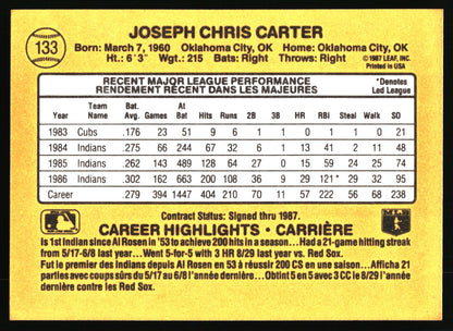 1987 Leaf #133 Joe Carter