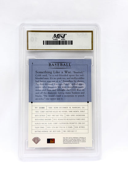 1994 Upper Deck Baseball: The American Epic #3 Ty Cobb GM