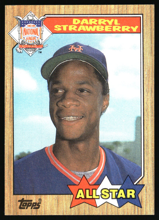 1987 Topps #601 Darryl Strawberry