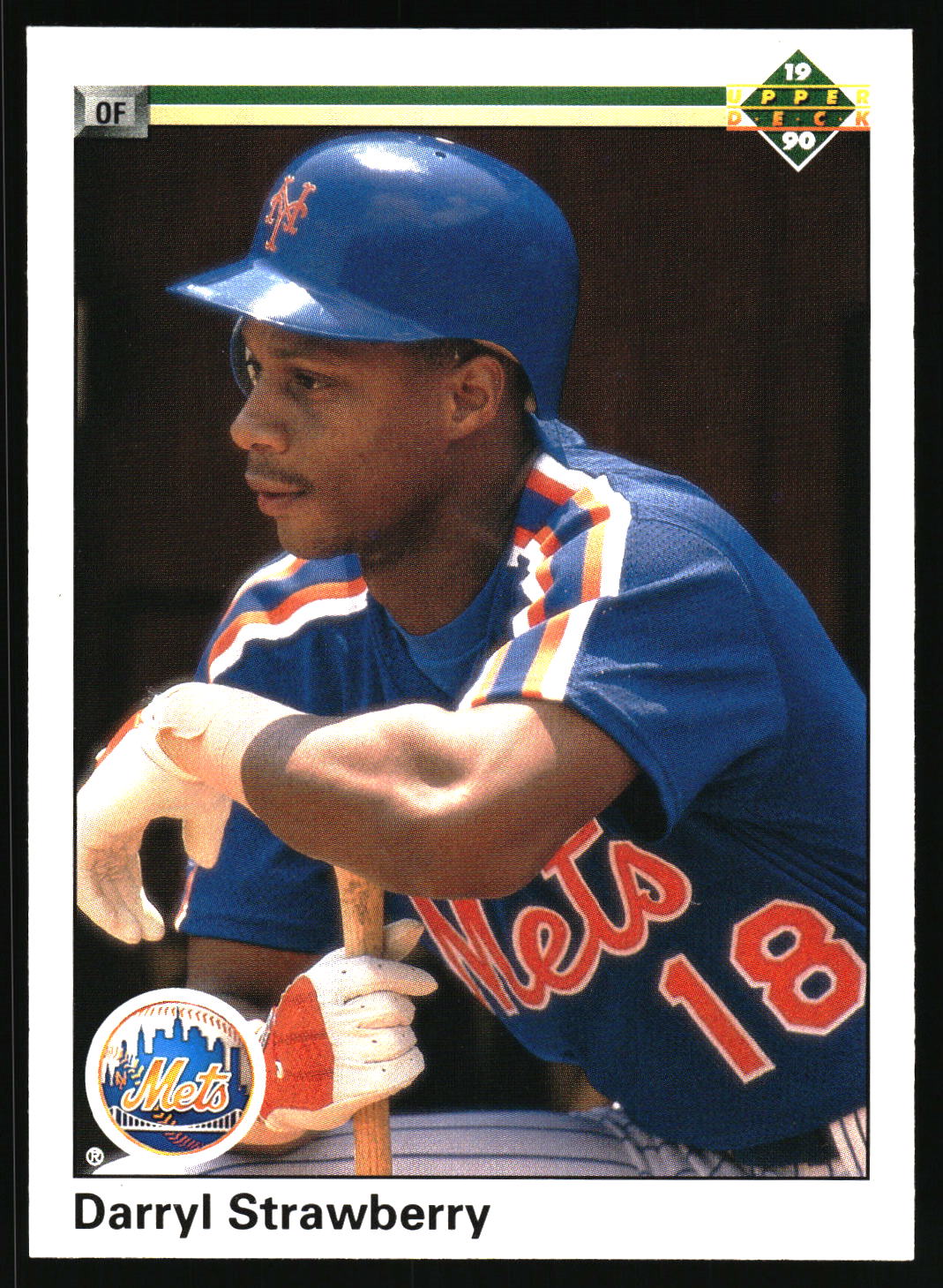1990 Upper Deck #182a Darryl Strawberry