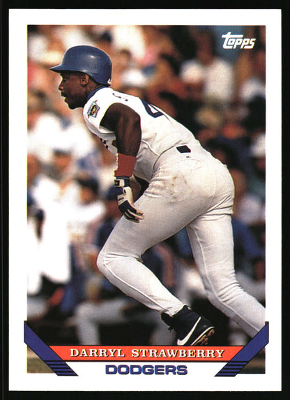 1993 Topps #450 Darryl Strawberry
