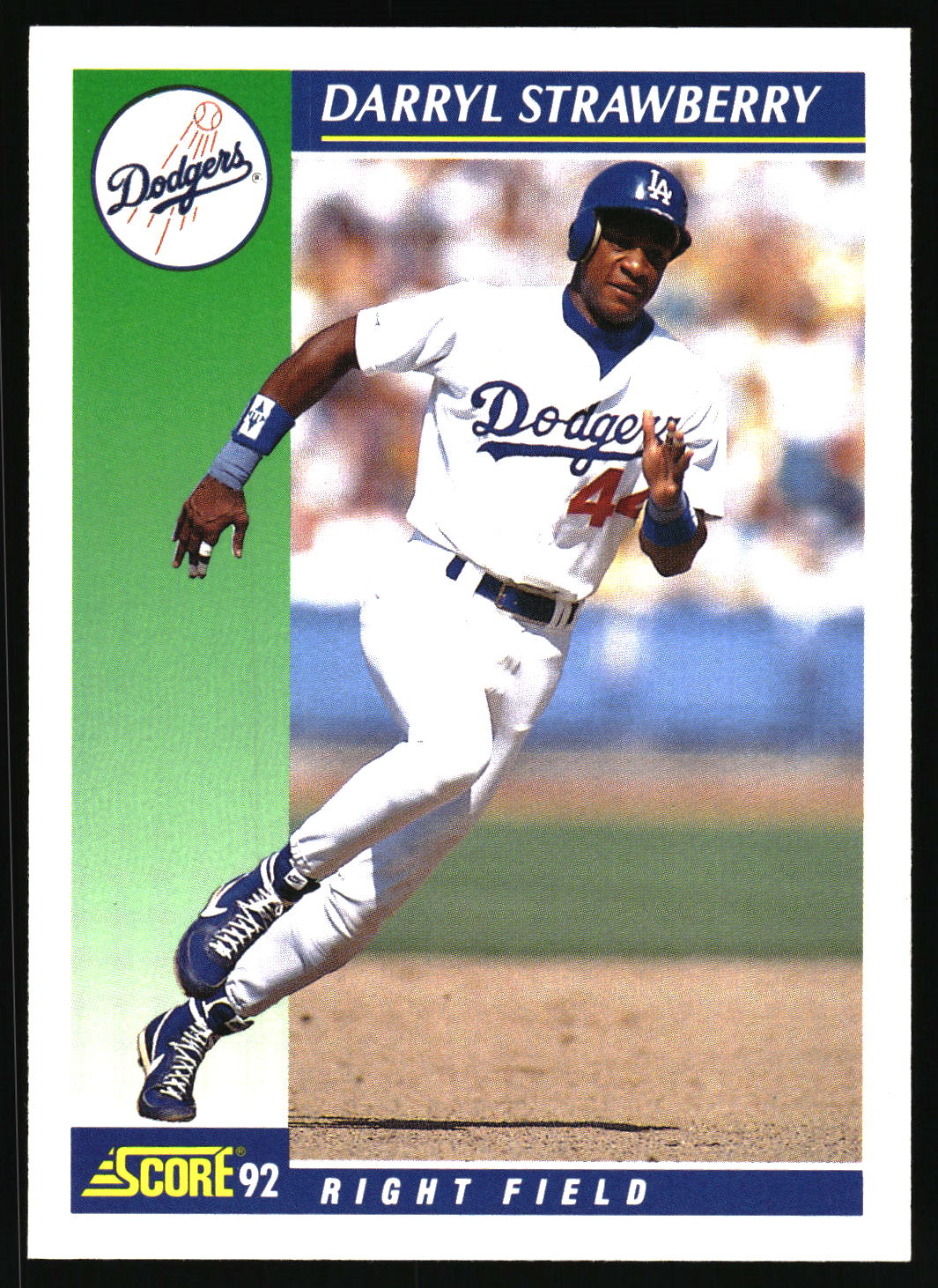 1992 Score #9 Darryl Strawberry