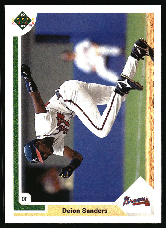 1991 Upper Deck #743b Deion Sanders