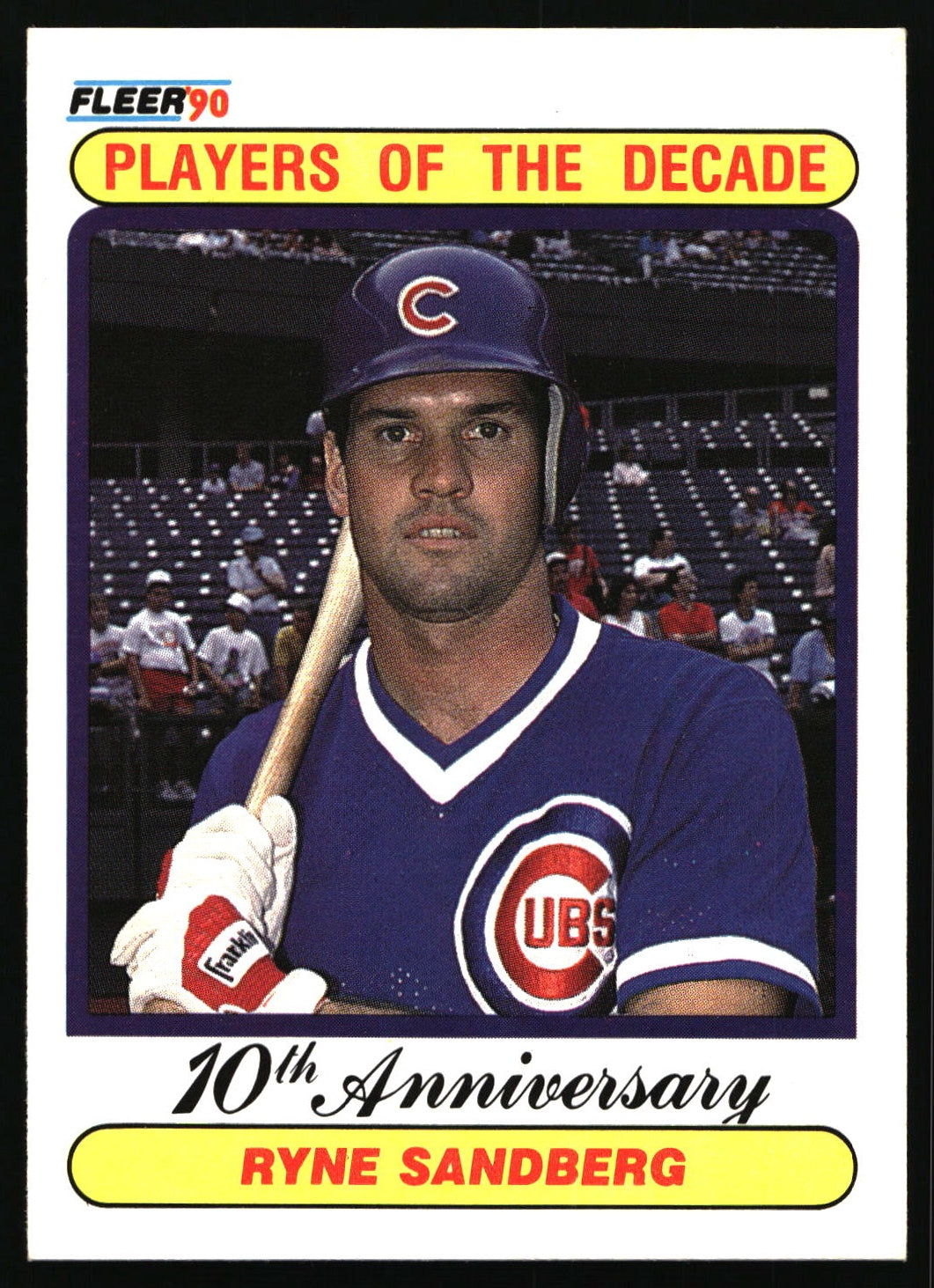 1990 Fleer #625 Ryne Sandberg