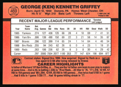 1990 Donruss #469 Ken Griffey
