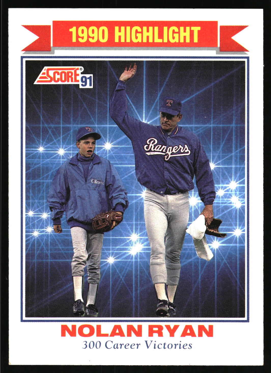 1991 Score #417 Nolan Ryan