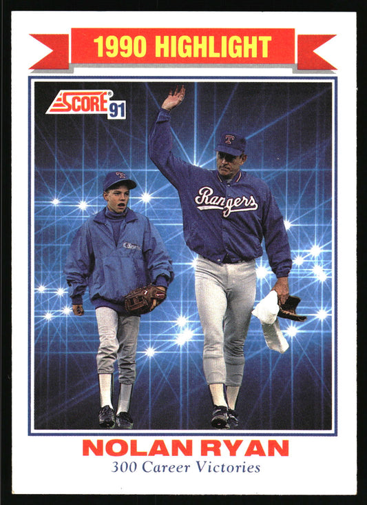 1991 Score #417 Nolan Ryan
