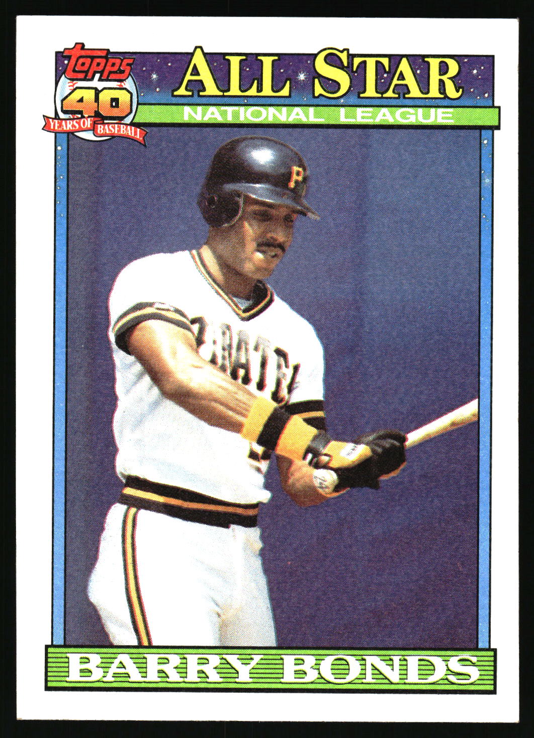 1991 Topps #401 Barry Bonds