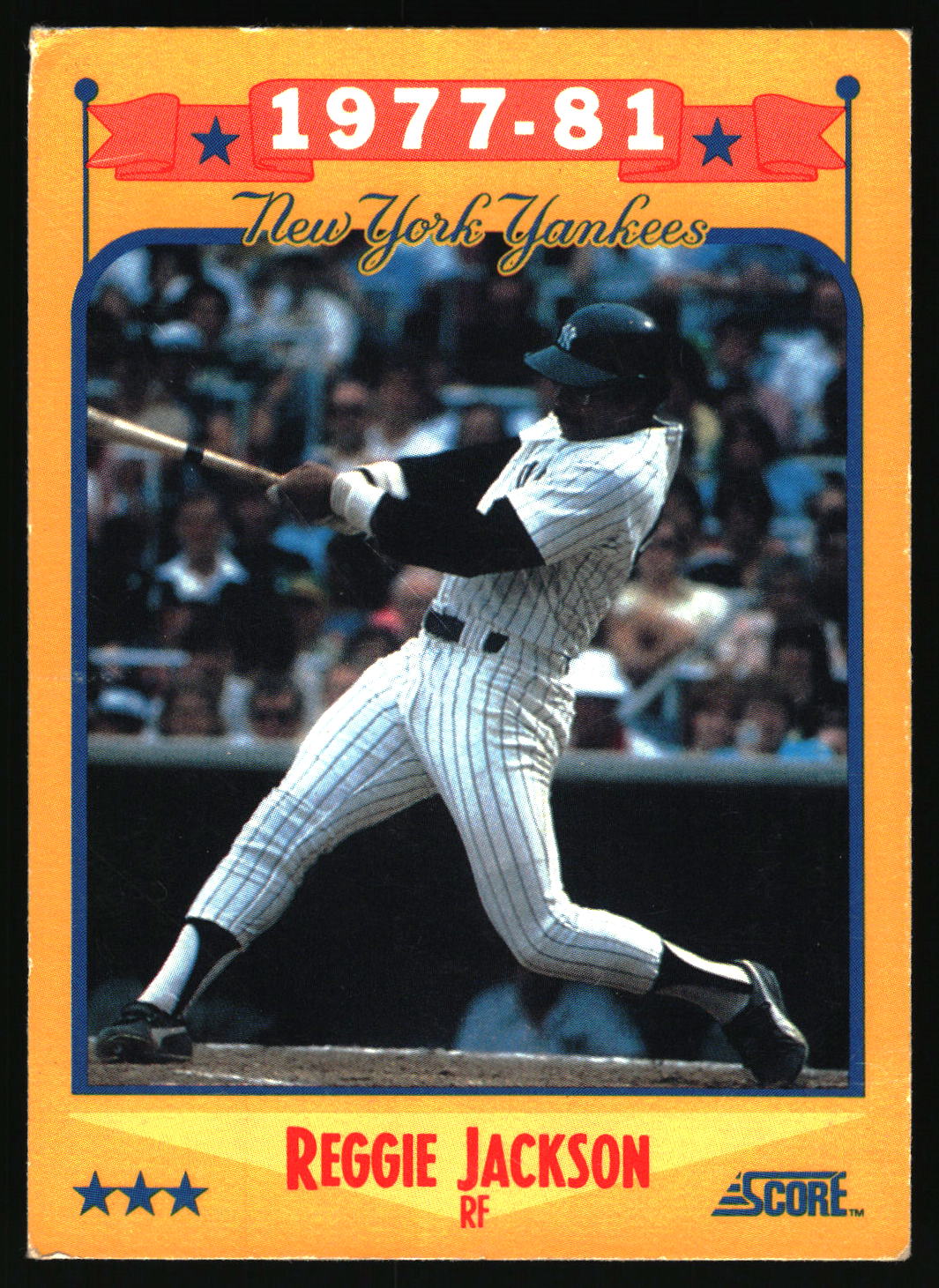 1988 Score #502 Reggie Jackson