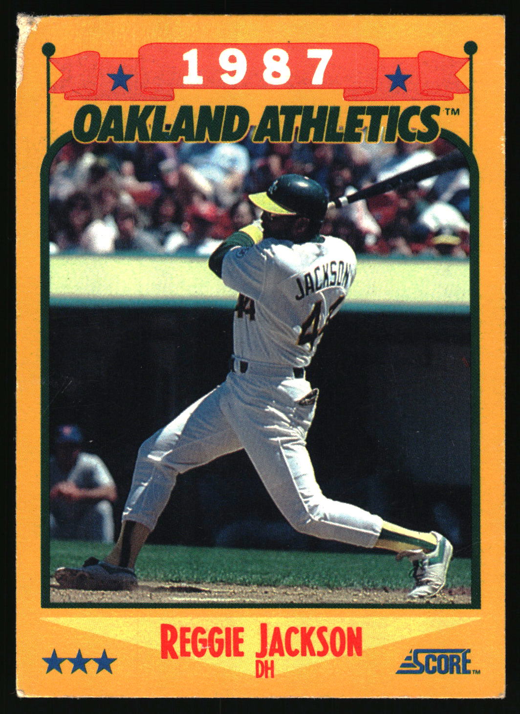 1988 Score #504 Reggie Jackson