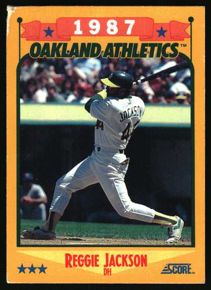 1988 Score #504 Reggie Jackson