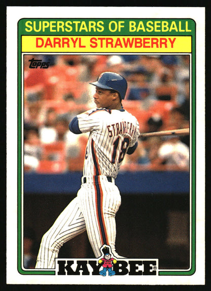 1988 Topps Kay-Bee Superstars of Baseball #29 Darryl Strawberry