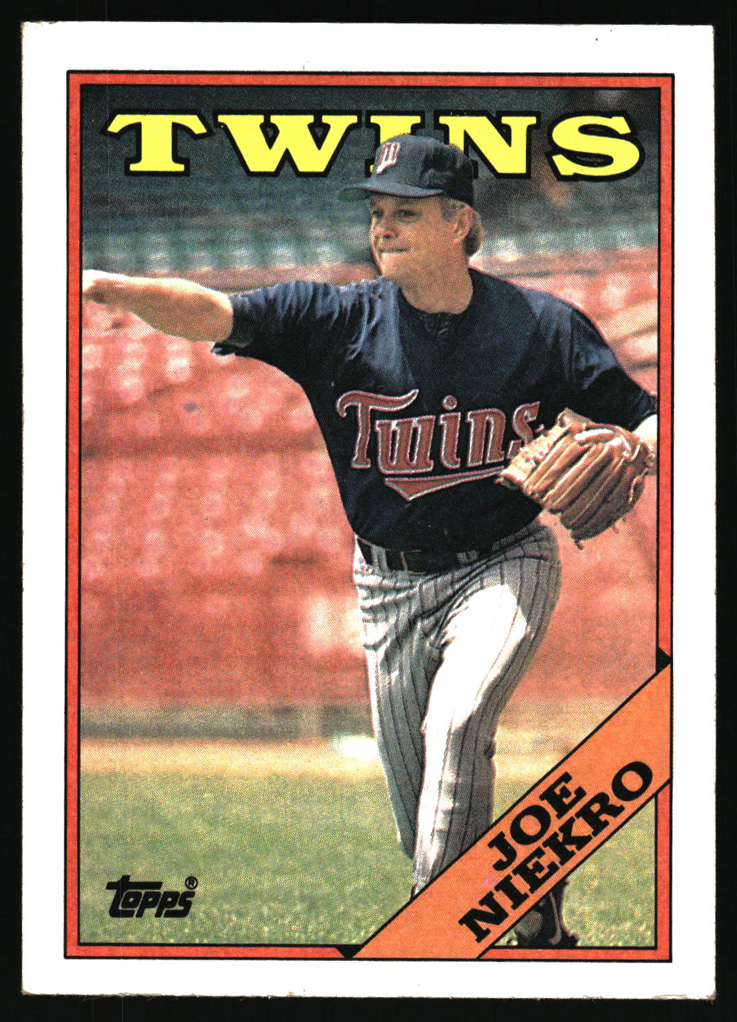 1988 Topps #473 Joe Niekro