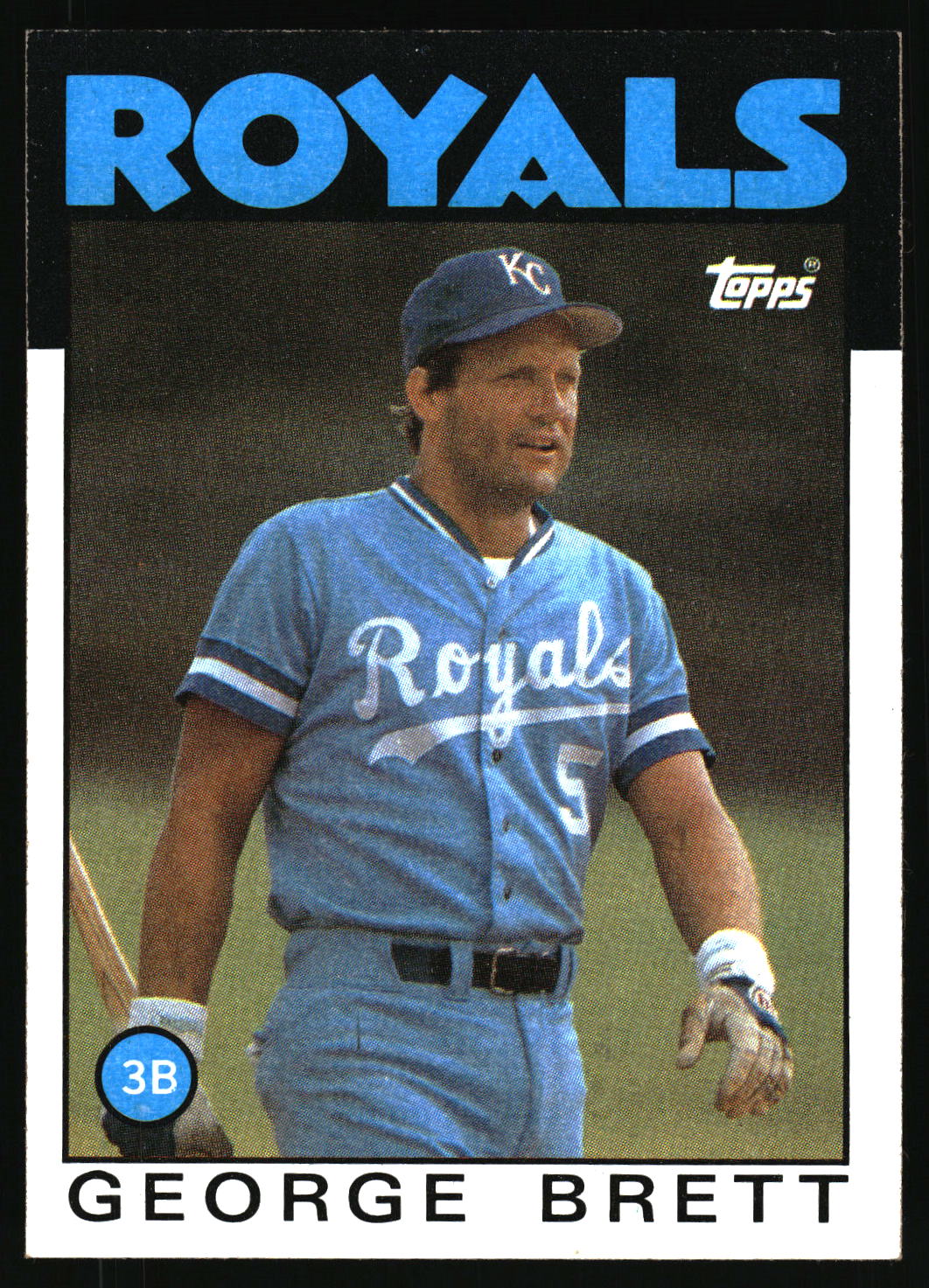 1986 Topps #300 George Brett