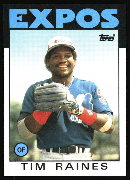 1986 Topps #280 Tim Raines