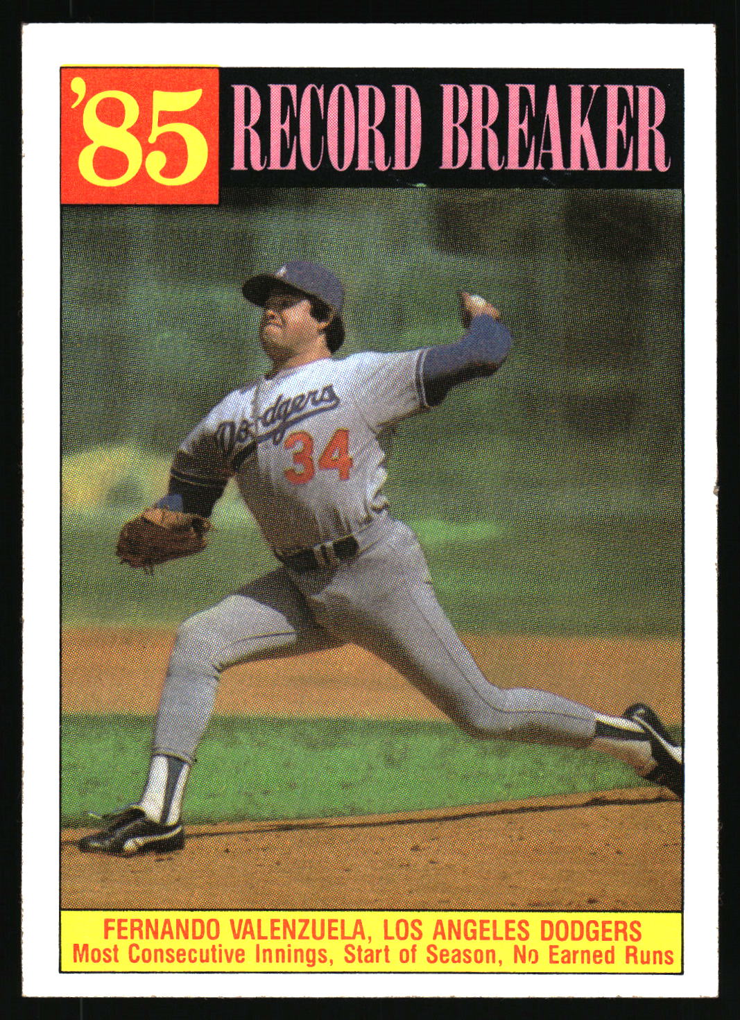 1986 Topps #207 Fernando Valenzuela