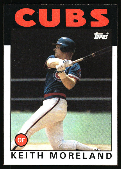 1986 Topps #266 Keith Moreland