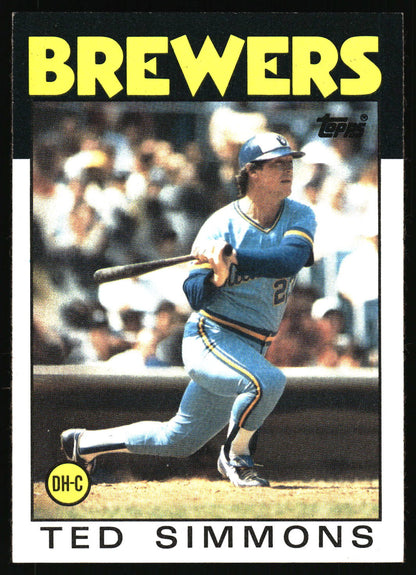 1986 Topps #237 Ted Simmons