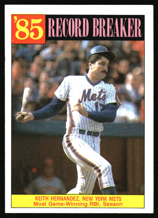 1986 Topps #203 Keith Hernandez