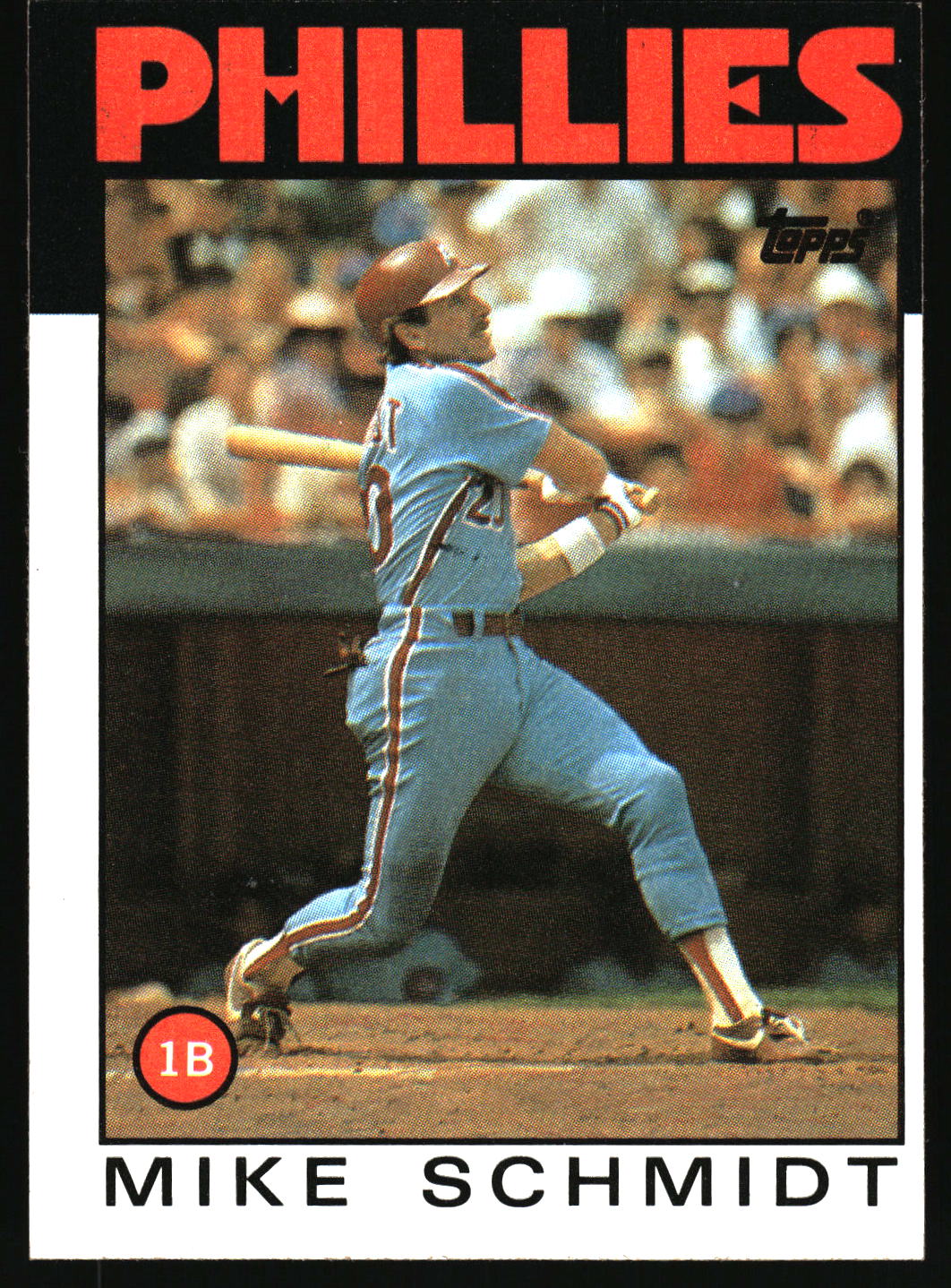 1986 Topps #200 Mike Schmidt