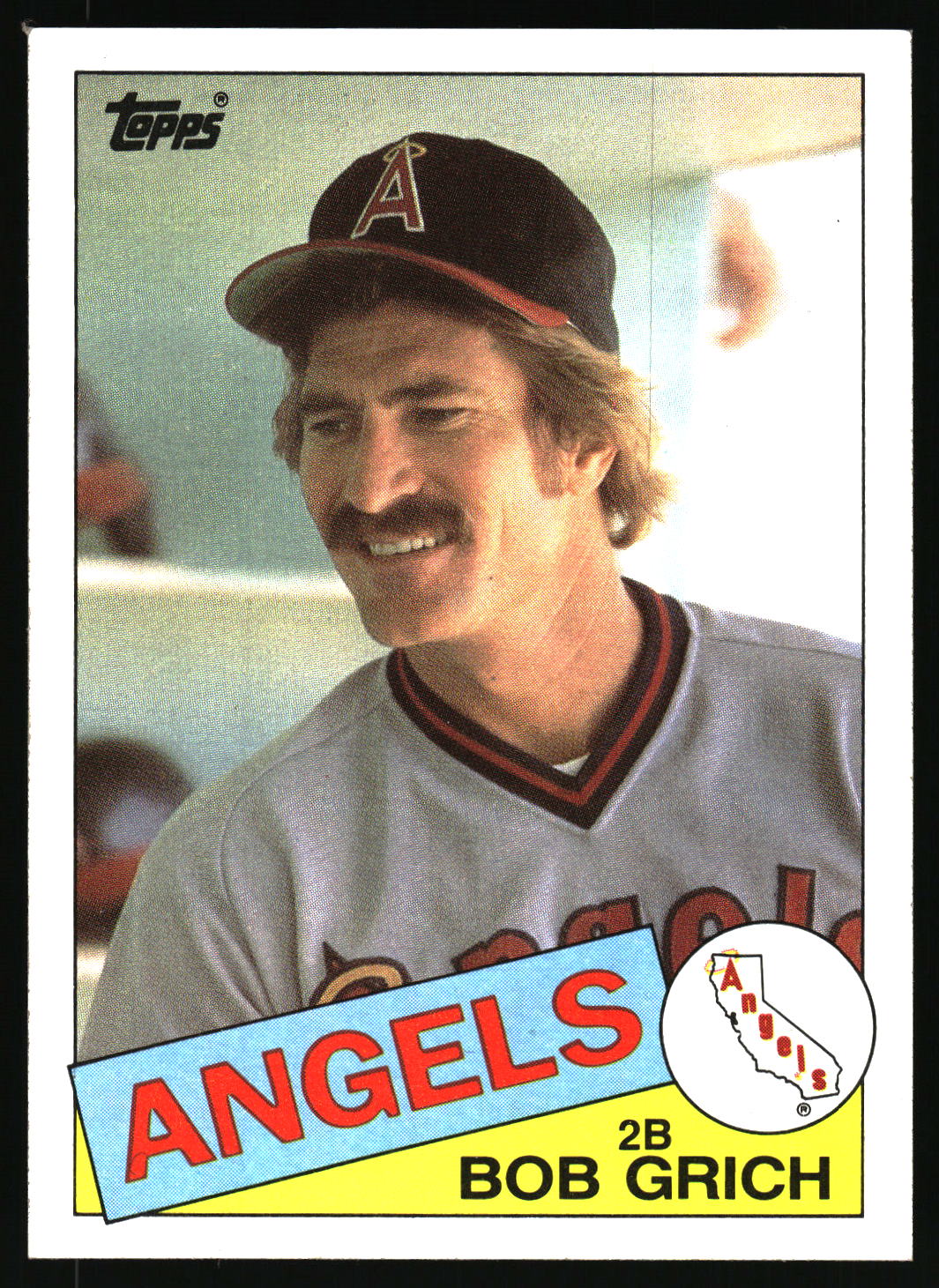 1985 Topps #465 Bob Grich