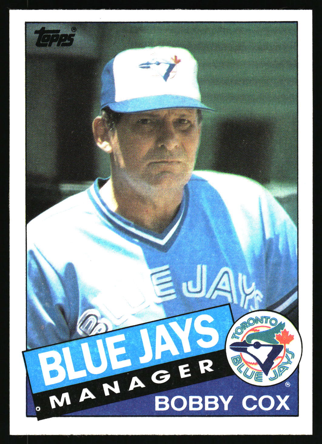 1985 Topps #411 Bobby Cox