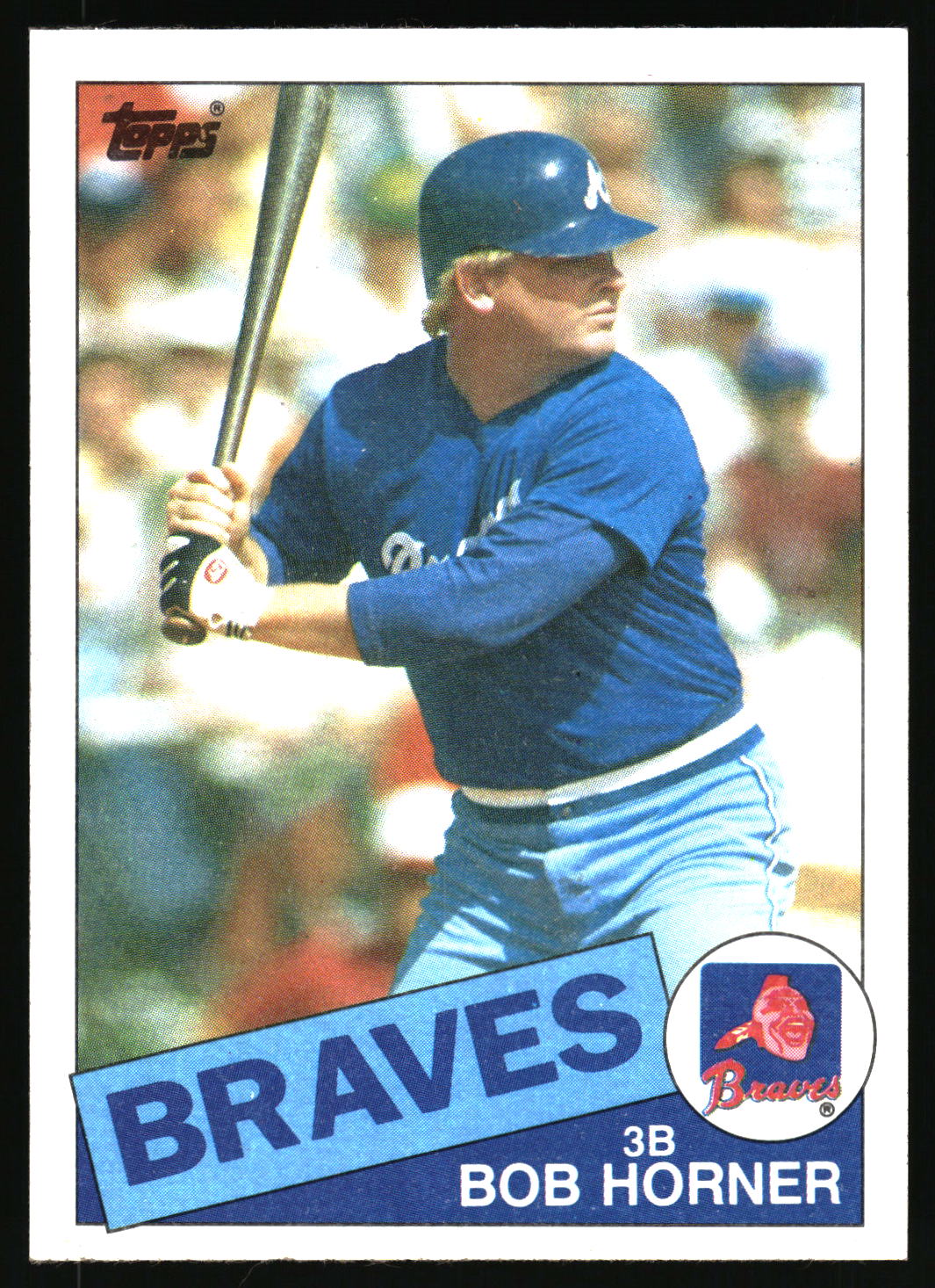 1985 Topps #410 Bob Horner