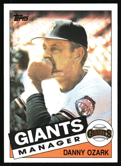 1985 Topps #365 Danny Ozark