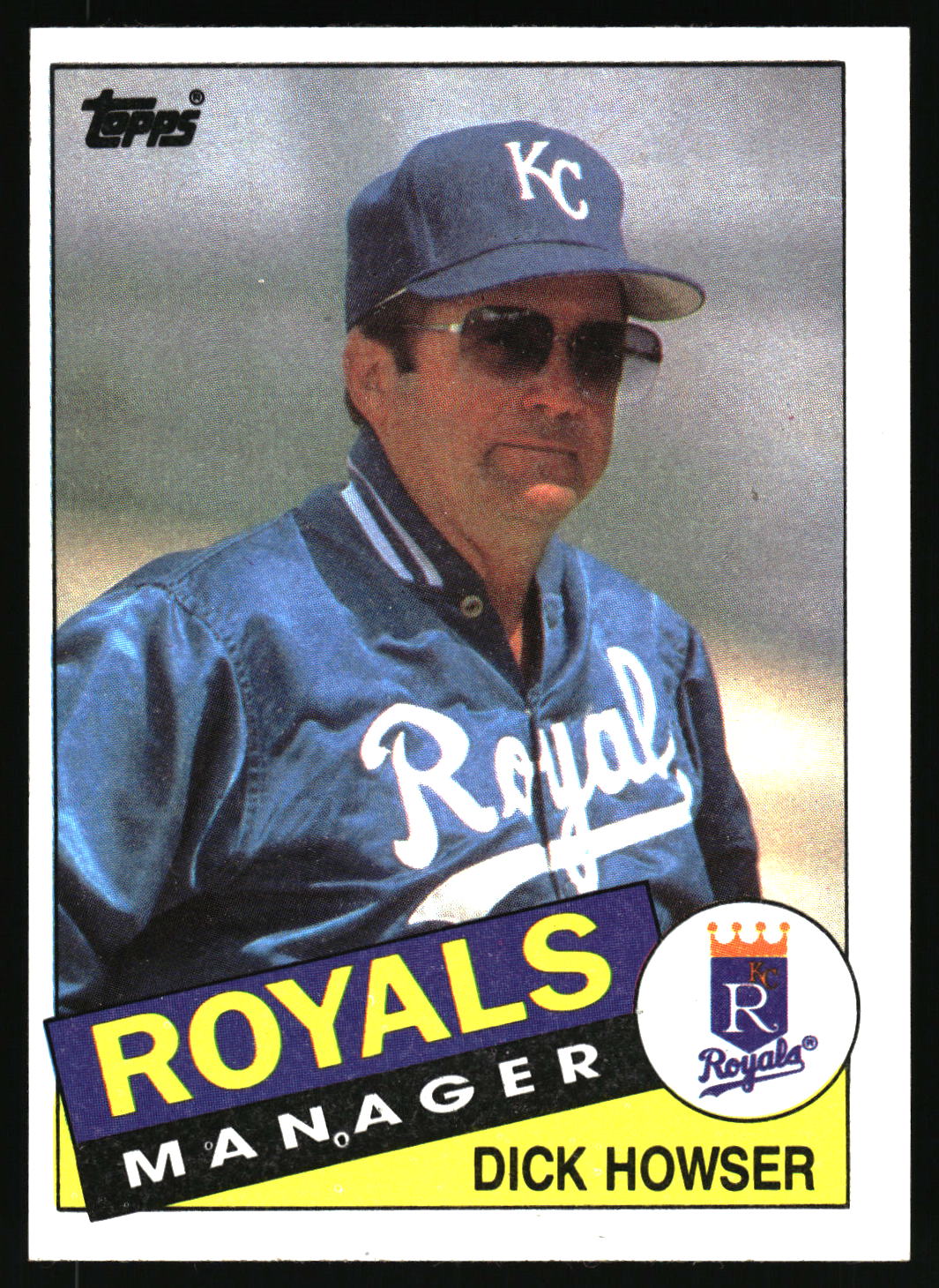 1985 Topps #334 Dick Howser