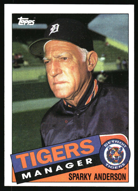 1985 Topps #307 Sparky Anderson