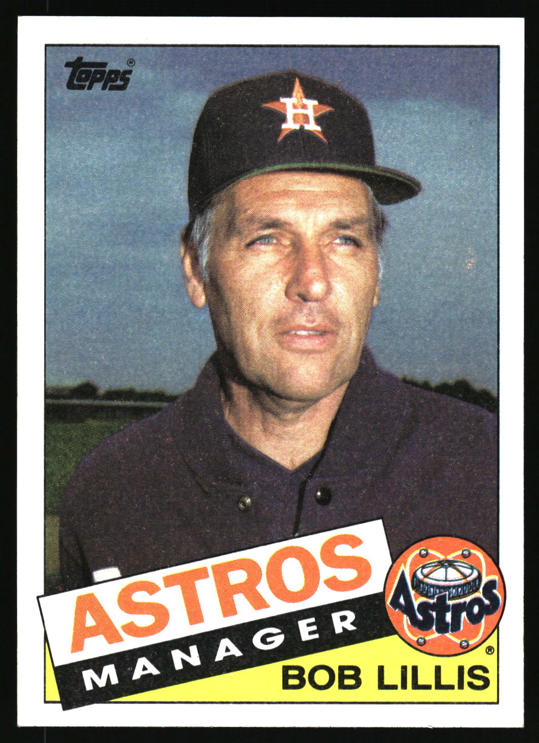 1985 Topps #186 Bob Lillis