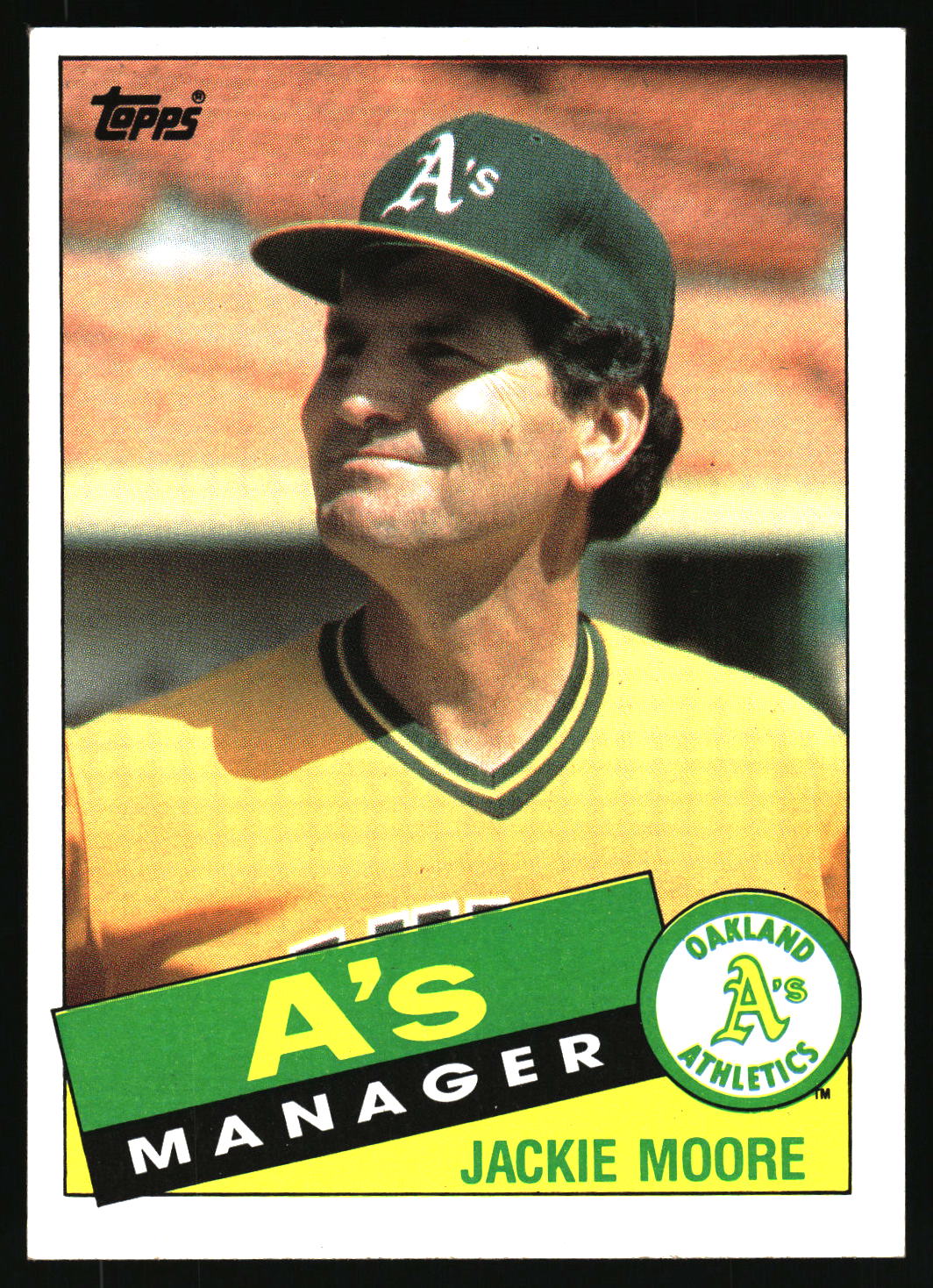 1985 Topps #38 Jackie Moore