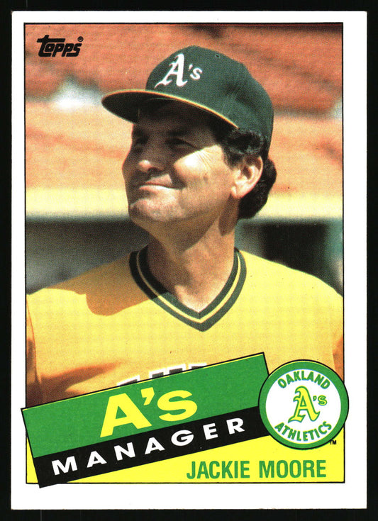 1985 Topps #38 Jackie Moore