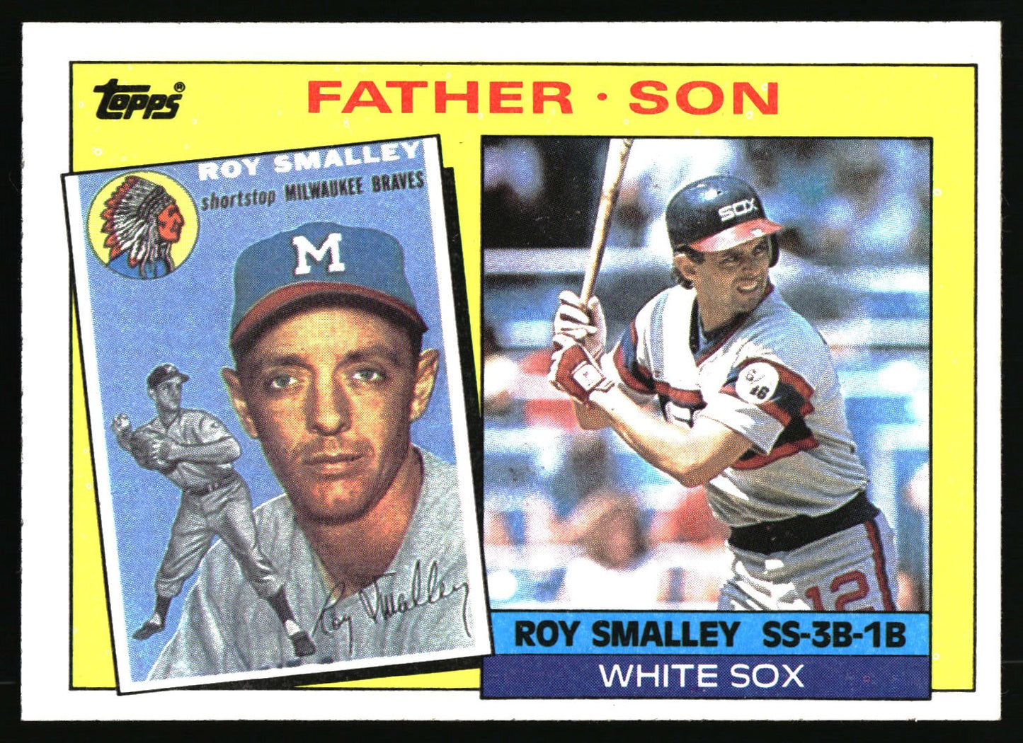1985 Topps #140 Roy Smalley / Roy Smalley F&S