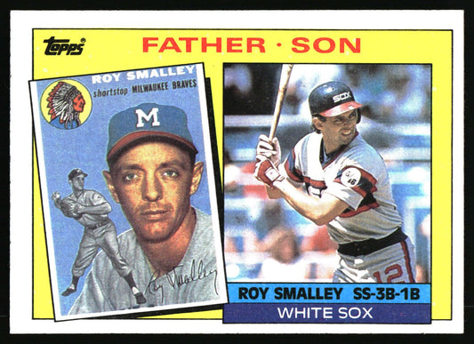 1985 Topps #140 Roy Smalley / Roy Smalley F&S