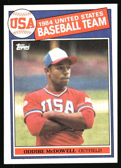 1985 Topps #400 Oddibe McDowell
