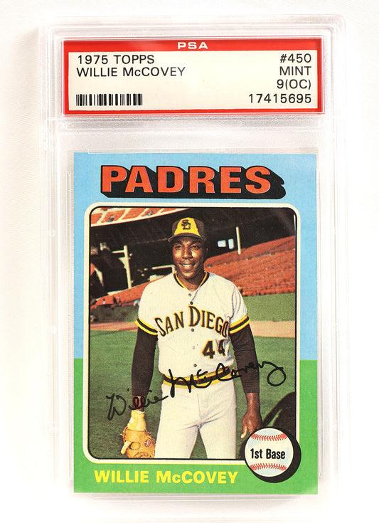 1975 Topps #450 Willie McCovey
