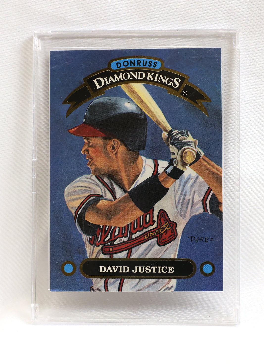 1992 Donruss #DK-6 David Justice Diamond Kings