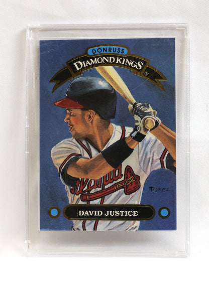 1992 Donruss #DK-6 David Justice Diamond Kings