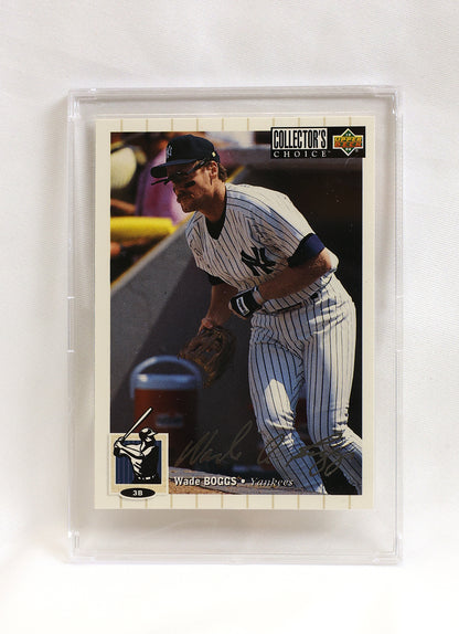 1994 Collector's Choice #380 Wade Boggs Silver Signature