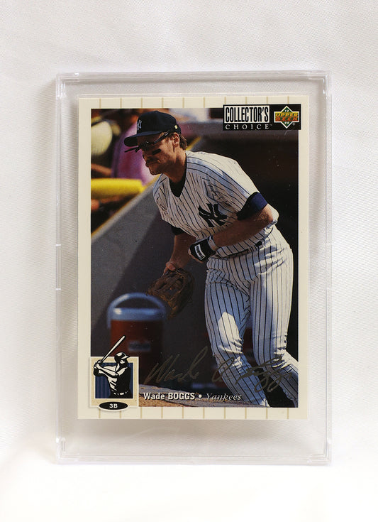 1994 Collector's Choice #380 Wade Boggs Silver Signature