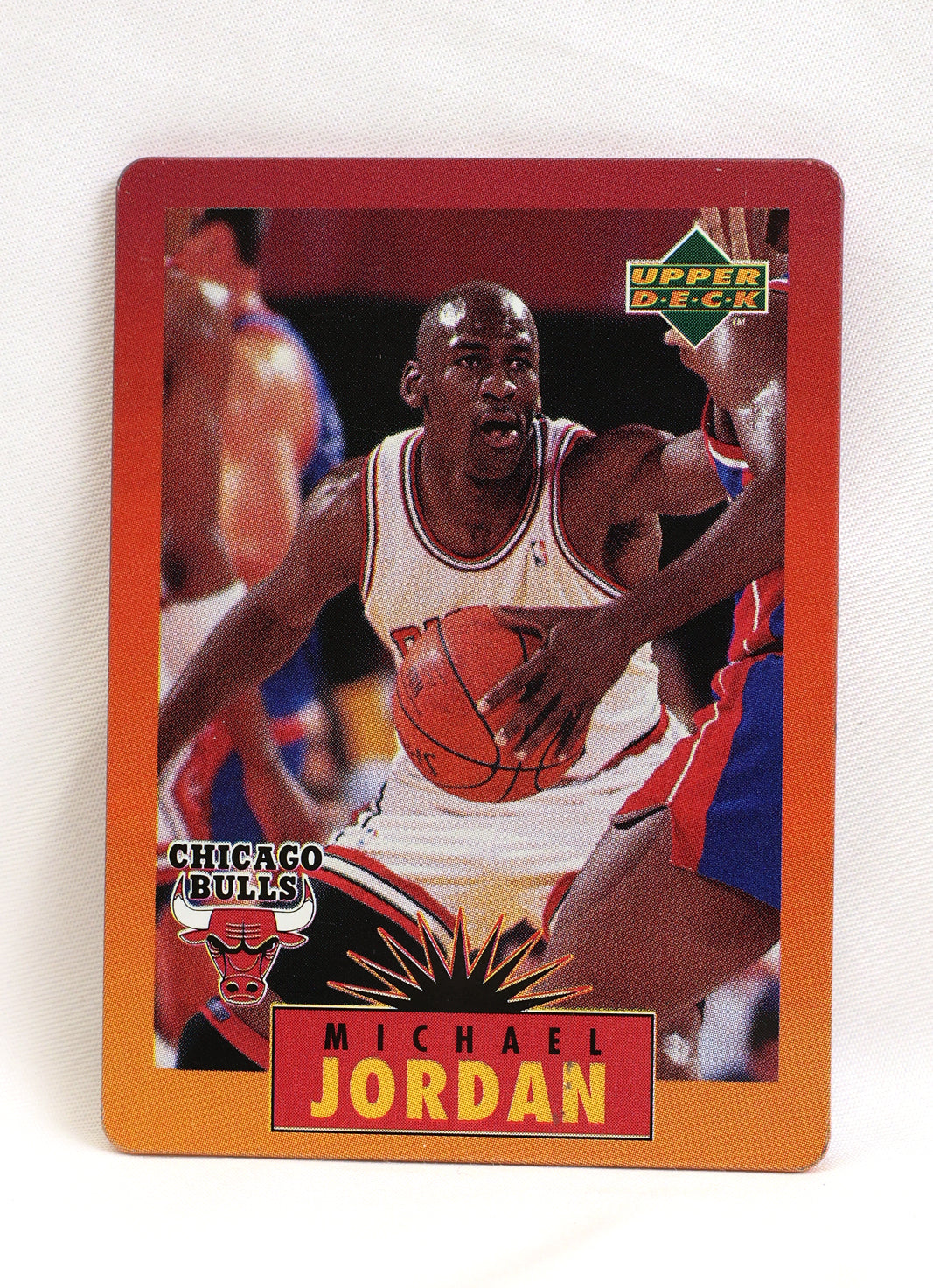 1996 Upper Deck Michael Jordan Metal #3 Michael Jordan Orange