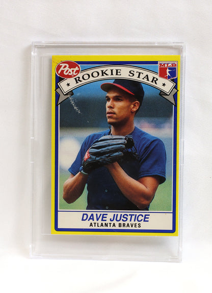 1991 Post Cereal #1 Dave Justice
