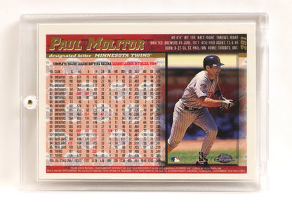 1998 Topps Chrome #291 Paul Molitor Refractors