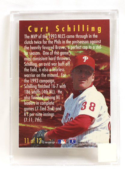 1994 Fleer #11 Curt Schilling Smoke 'N Heat