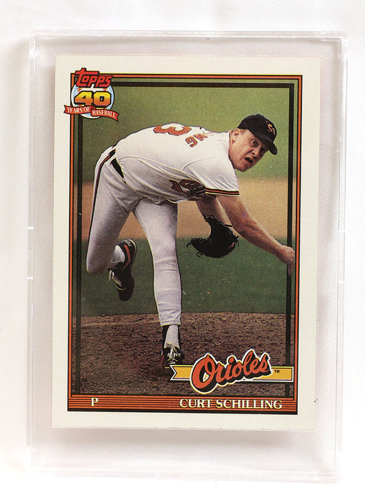 1991 Topps #569 Curt Schilling